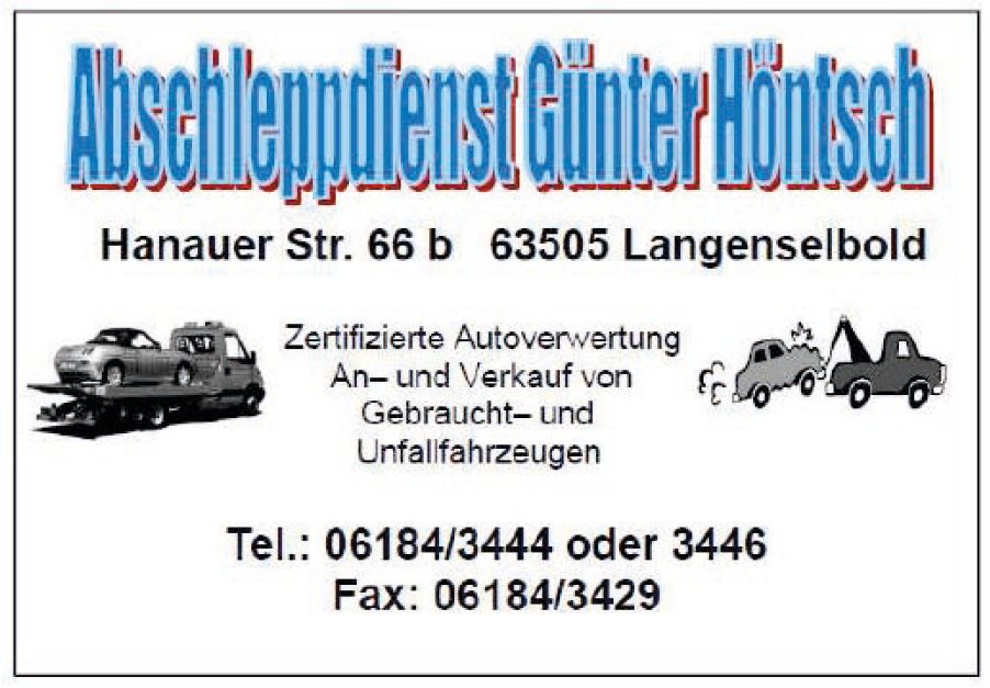 Logo Abschleppdienst Autoverwertung Höntsch