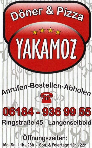 Logo Yakamoz Kebap & Pizzahaus 